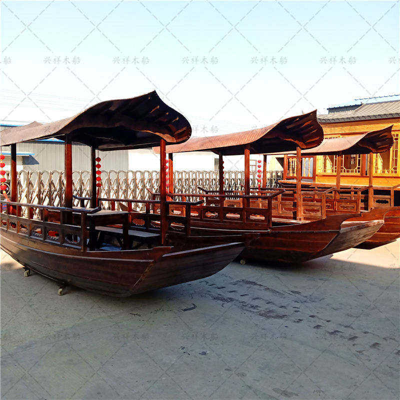 5.5米长1.9米宽绿茶餐饮船